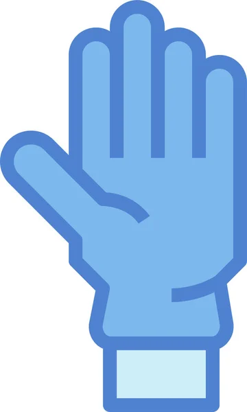 Corona Covid Glove Icon — Stockvector