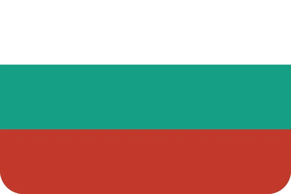 Bulgaria Bulgarian Country Icoon Platte Stijl — Stockvector