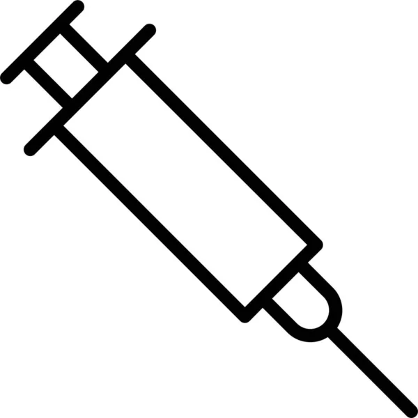 Ikon För Injektionsspruta — Stock vektor