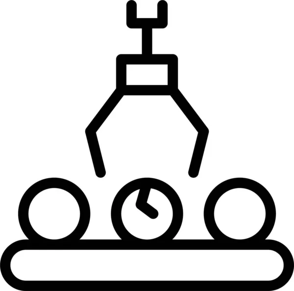 Defect Machine Vision Rejection Icon — Stockvector