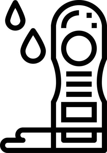 Иконка Гелевой Смазкой Стиле Наброска — стоковый вектор