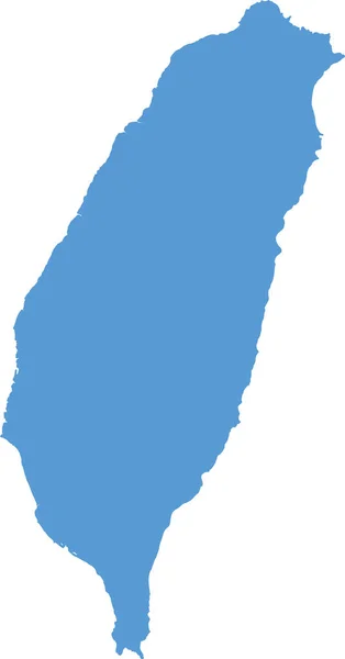 Map Taiwan Country Icon Solid Style — Διανυσματικό Αρχείο