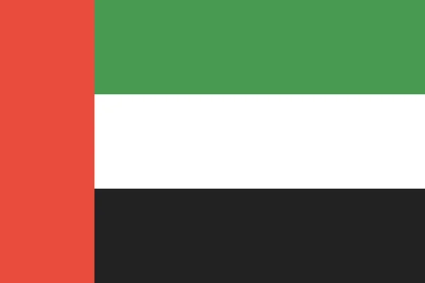 País Árabe Emiratos Icono Estilo Plano — Vector de stock