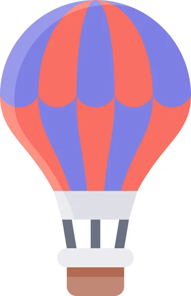 Szállító Jármű Hőlégballon Ikon — Stock Vector