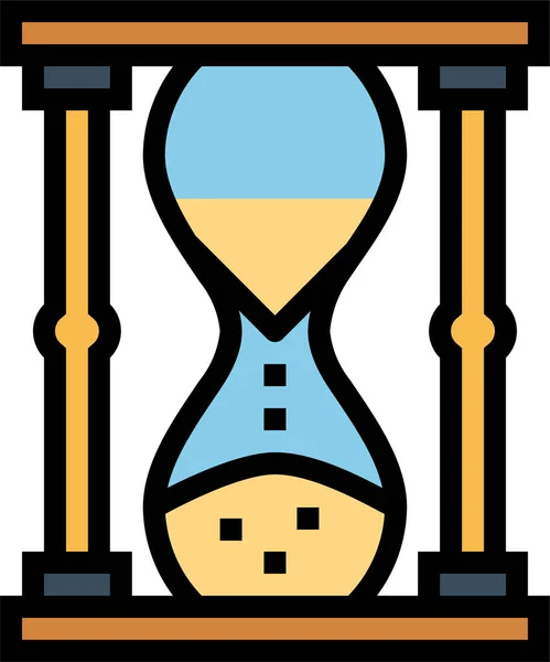 Reloj Arena Tiempo Icono — Archivo Imágenes Vectoriales