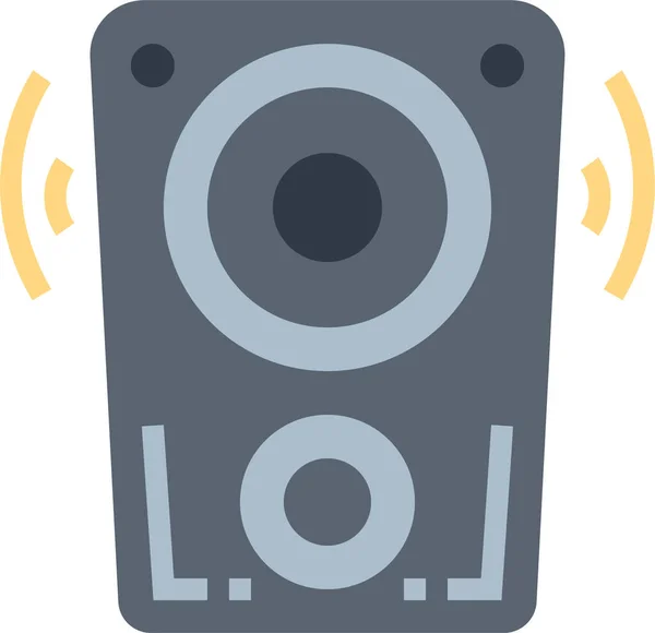 Audio Musical Speaker Icon — Stock Vector