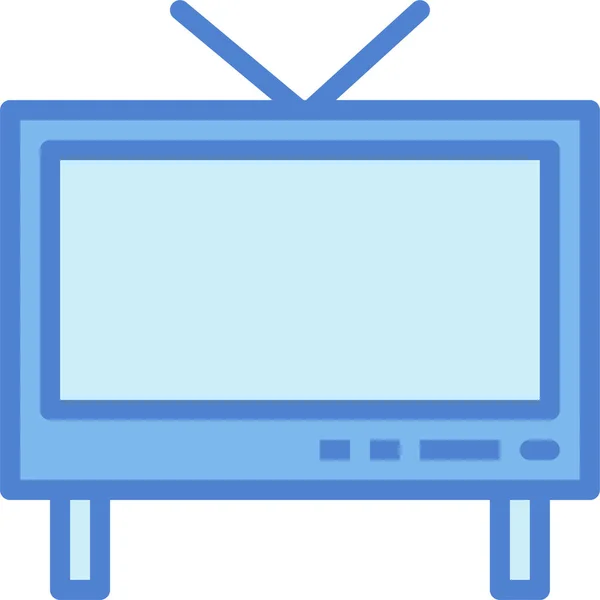 Икона Электронного Экрана Телевизора Категории Пищевых Напитков — стоковый вектор
