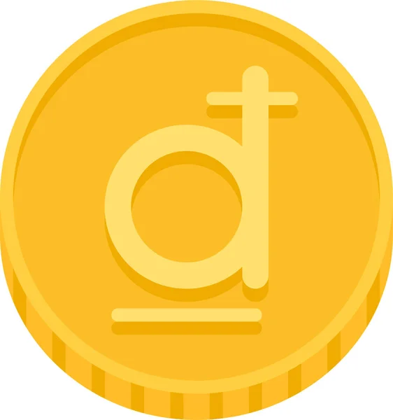 Dong Vietnamesisch Dong Icon — Stockvektor