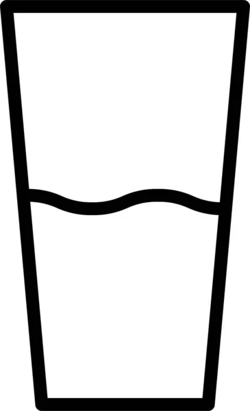 Значок Чашечки Напитка Стиле Наброска — стоковый вектор