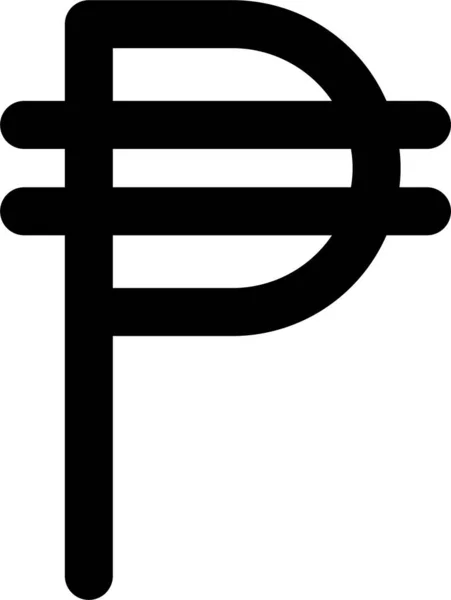 Kuba Peso Valuta Underteckna Valuta Symbol Symbol Ikon — Stock vektor