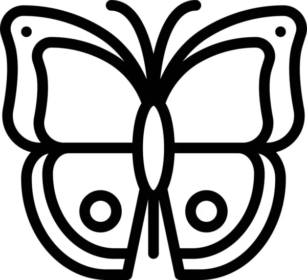 나비의 아이콘 — 스톡 벡터