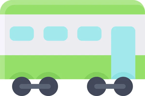 Transportvoertuig Tram Pictogram — Stockvector