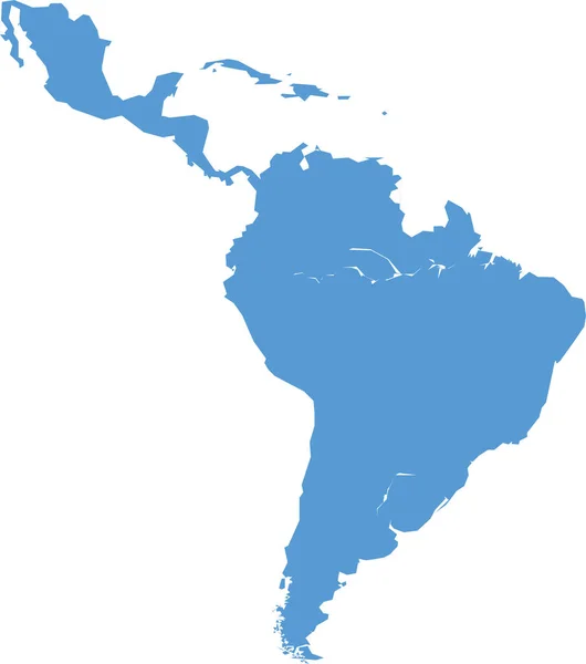 América Icono Mapa Latino Estilo Sólido — Archivo Imágenes Vectoriales