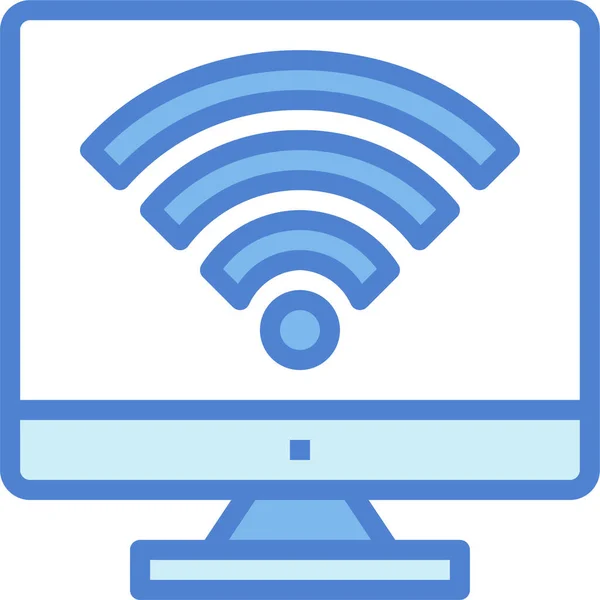 Internet Technologie Wifi Symbol Der Kategorie Infrastruktur — Stockvektor