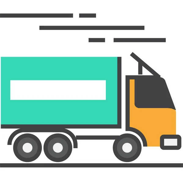Delivery Logistics Shipping Icon Filledoutline Style — Stock Vector