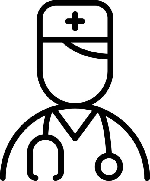 Doctor Hospital Physician Icon — 图库矢量图片