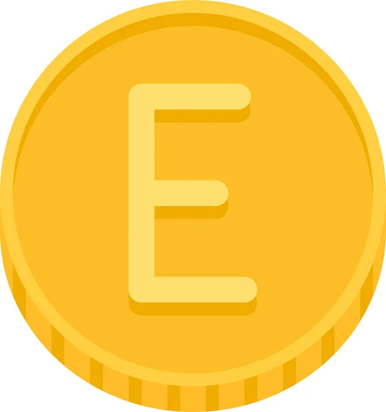 Money Lilangeni Coin Icon - Stok Vektor