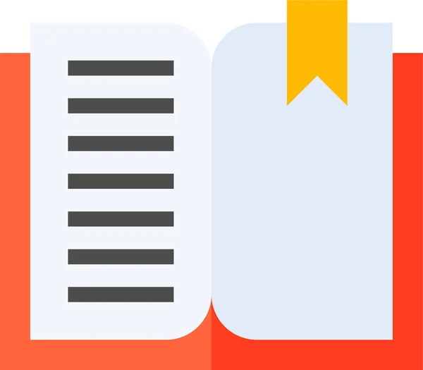 Book Bookmark Document Icon Filefolder Category — Stock Vector