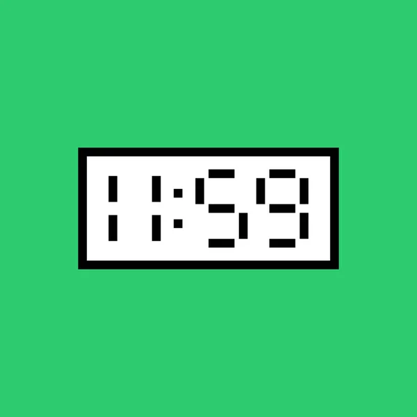 Horloge Compte Rebours Veille Icône Dans Style Filledoutline — Image vectorielle
