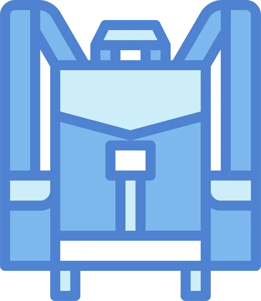 Backpack Baggage Camping Icon — Stock Vector