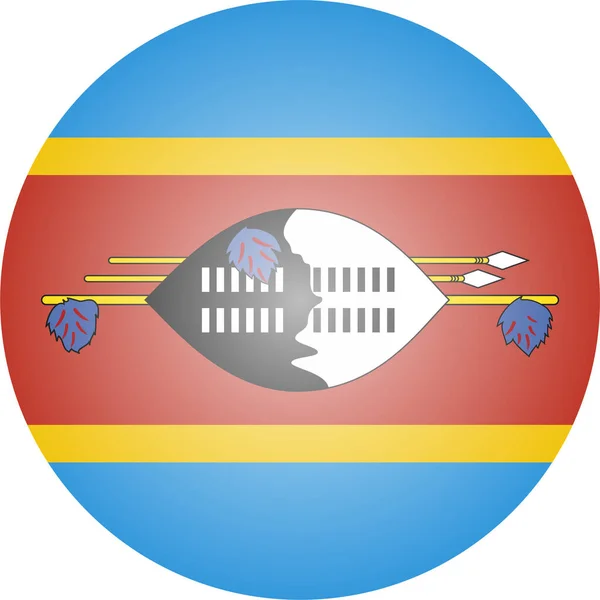 Σημαία Χώρας Εθνική Εικόνα Ισομετρικό Ύφος — Διανυσματικό Αρχείο
