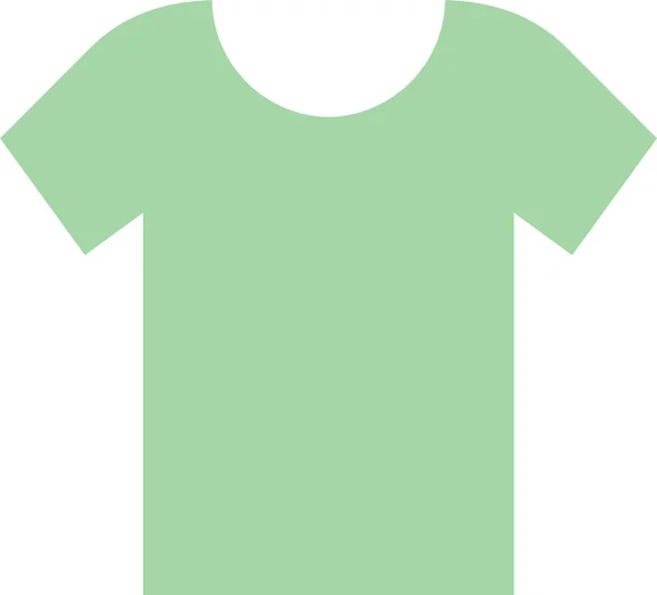 Kleidungsstück Hemd Ikone Familienheimkategorie — Stockvektor
