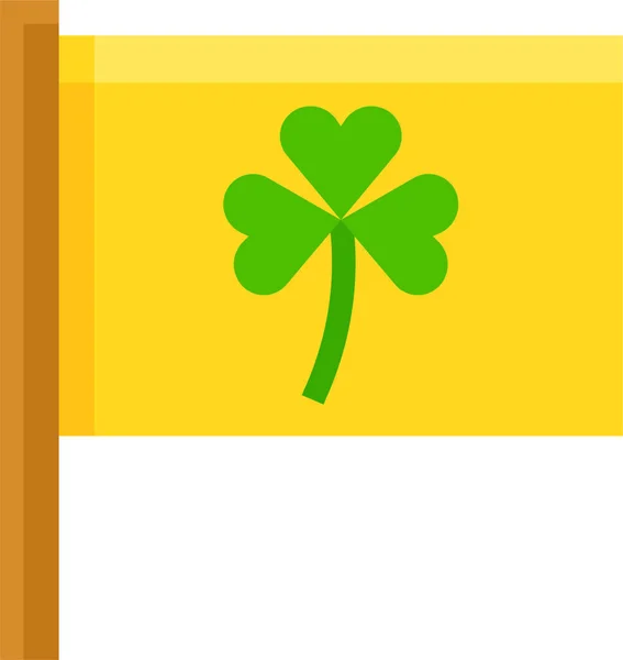 Flagga Ireland Irish Ikon — Stock vektor