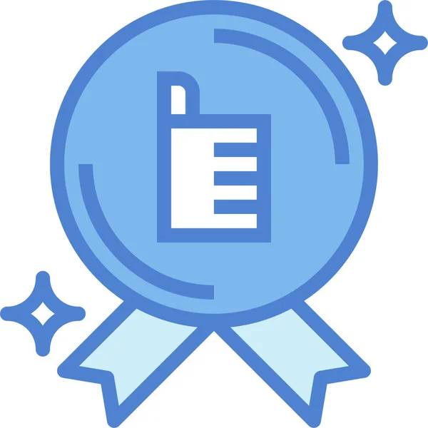 Award Certificate Medal Icon — Stock Vector