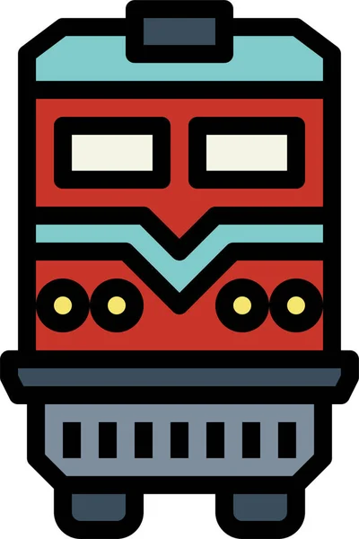 Icono Trenes Ferroviarios Públicos — Vector de stock