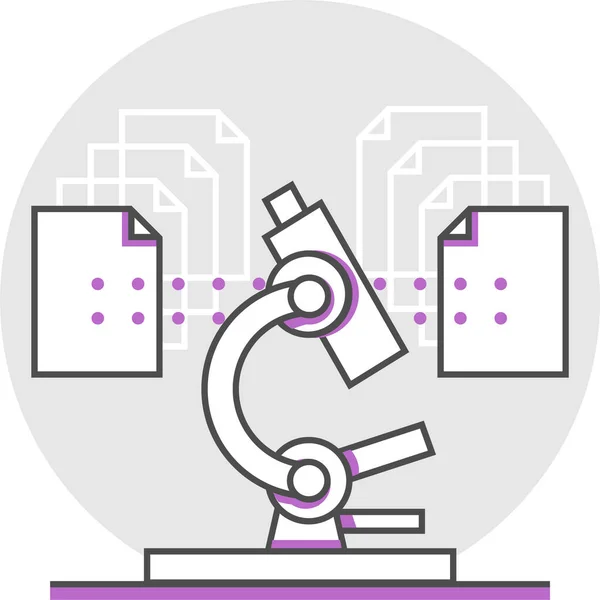 Analysis Comparative Design Icon Flat Style —  Vetores de Stock