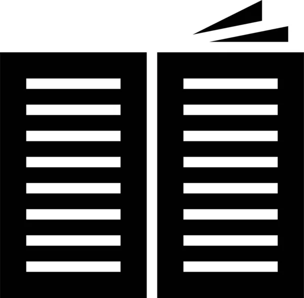 Livre Icône Fichier Document Dans Catégorie Dossier — Image vectorielle