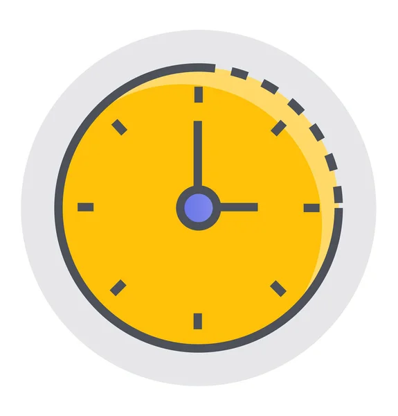 Reloj Despertador Hora Icono Estilo Filledoutline — Archivo Imágenes Vectoriales