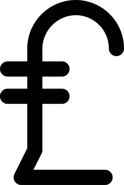 Währungszeichen Währungssymbol Pfund Symbol — Stockvektor