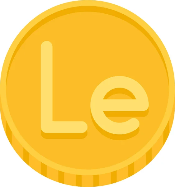 Léone Sierra Léonien Icône Léone Icône — Image vectorielle