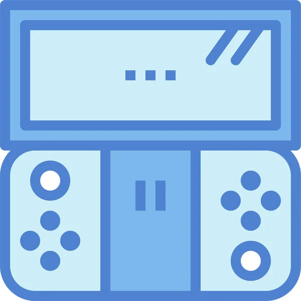 Consola Juego Gamer Icono — Archivo Imágenes Vectoriales