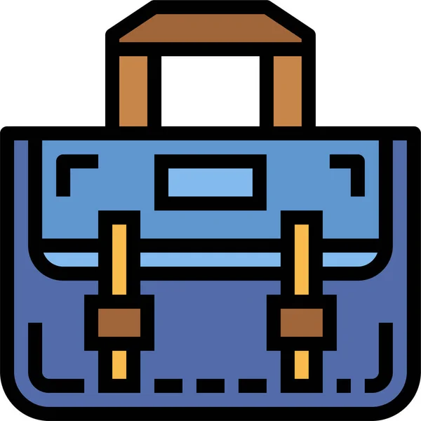 Bolsa Pescador Icono Pesca Categoría Recreationhobby — Vector de stock