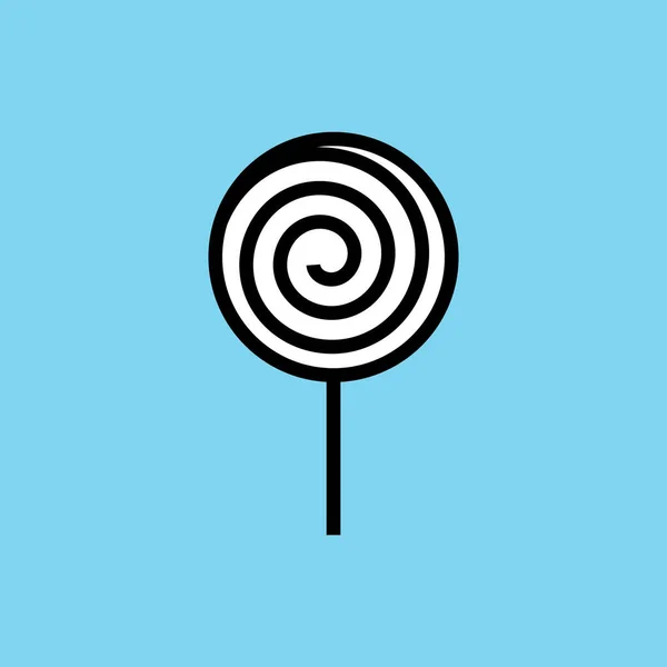 Caramelo Caramelo Lollipop Icono Estilo Filledoutline — Vector de stock