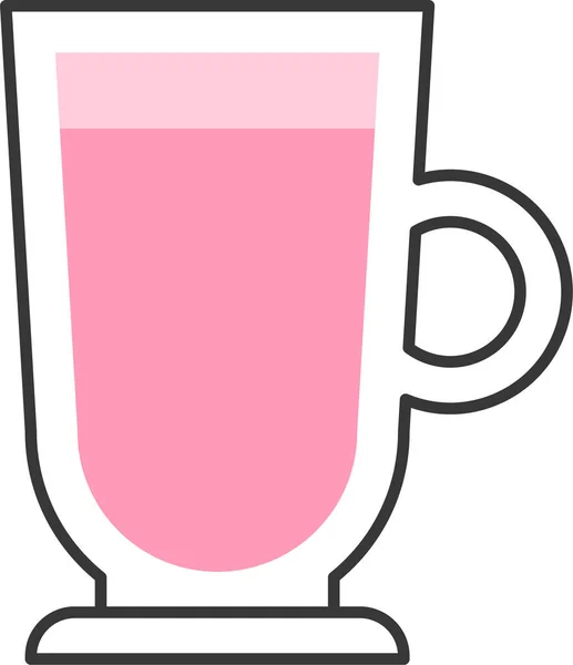 Ποτό Ποτά Εικονίδιο Του Γάλακτος Στυλ Περίγραμμα — Διανυσματικό Αρχείο