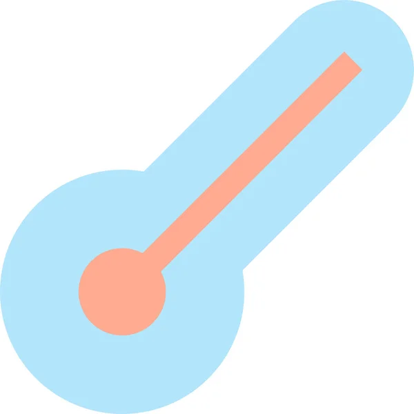 家庭用カテゴリの冷温温度計のアイコン — ストックベクタ