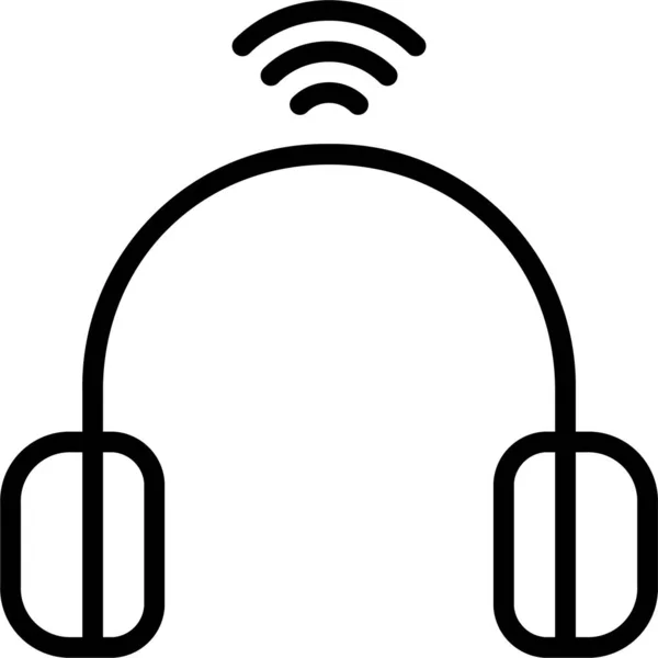 Headphone Headphones Headsset Icon — 스톡 벡터