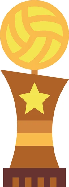 Award Cup Trophy Icon Sport Category — Stock Vector