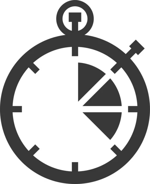 Піктограма Годинника Секундоміра Часу — стоковий вектор