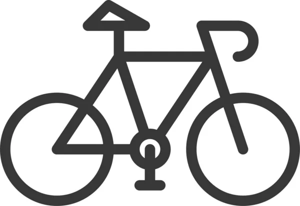 Cykel Jord Dag Ekologi Ikon Kontur Stil — Stock vektor
