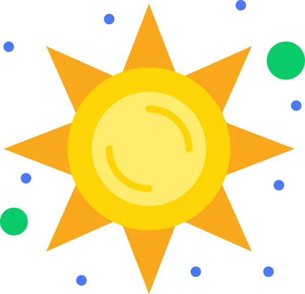 Brightness Light Sun Icon — Stock Vector