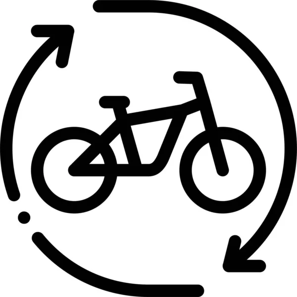 Bike Business Deal Icon — Stock Vector