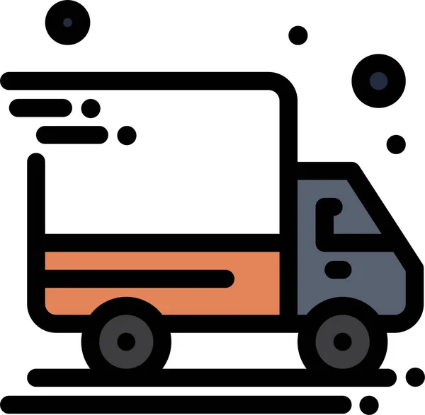 Livraison Paquet Camion Icône — Image vectorielle