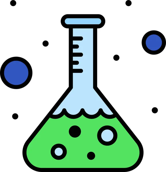 Flask Lab Science Icon — Stock Vector