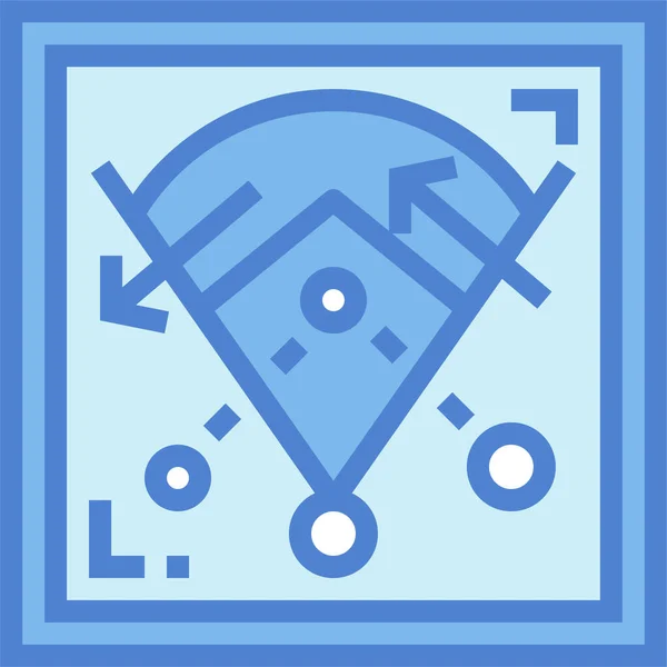 Planning Sports Strategy Icon Filledoutline Style — 图库矢量图片