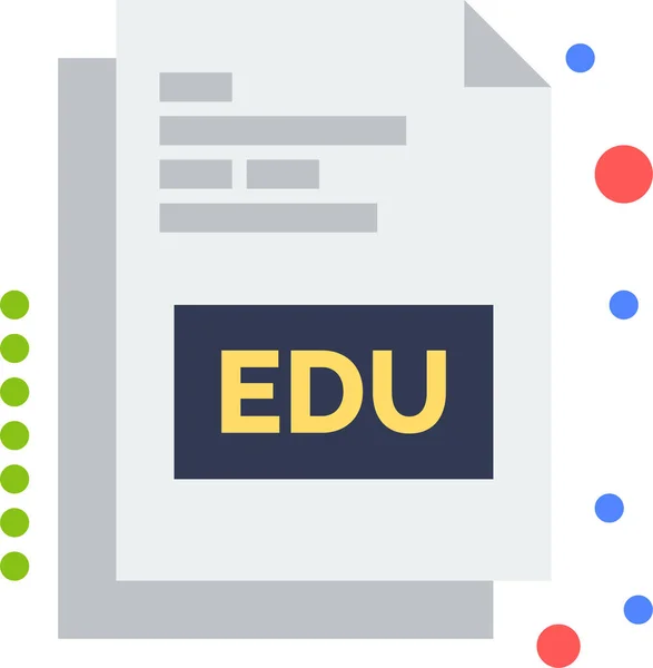 Ikona Edukacji Edukacyjnej Książki — Wektor stockowy