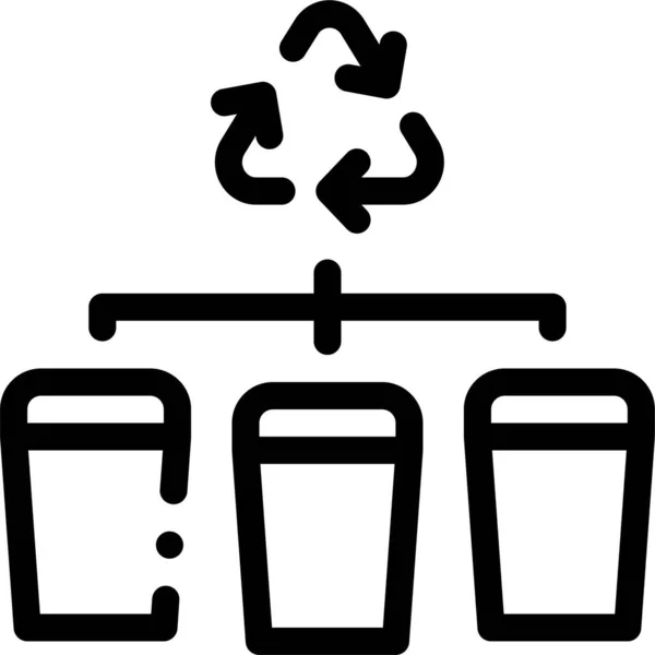 Distribution Écologie Usine Icône Dans Catégorie Écologieenvironnementalisme — Image vectorielle